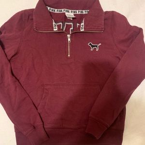 Victoria’s Secret PINK Embroidered Zip-Up Sweatshirt